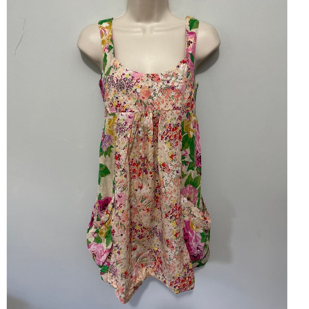 H&M Dress Womens 2 Colorful Babydoll Garden Collection Dainty Fairy Twee